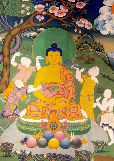 タンカ ブッダ ストーリー｜チベット仏教寺院強巴林